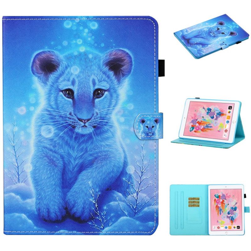 Flip Cover Læder iPad 10.2" (2019) (2020) Baby Tiger