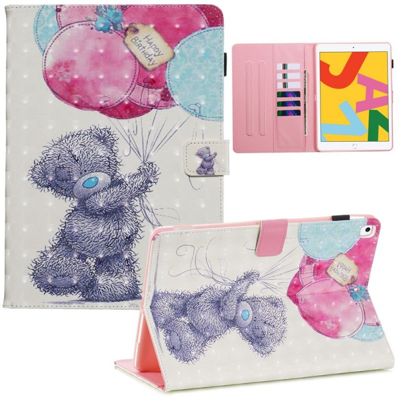 Flip Cover Læder iPad 10.2" (2019) (2020) Bamse Original