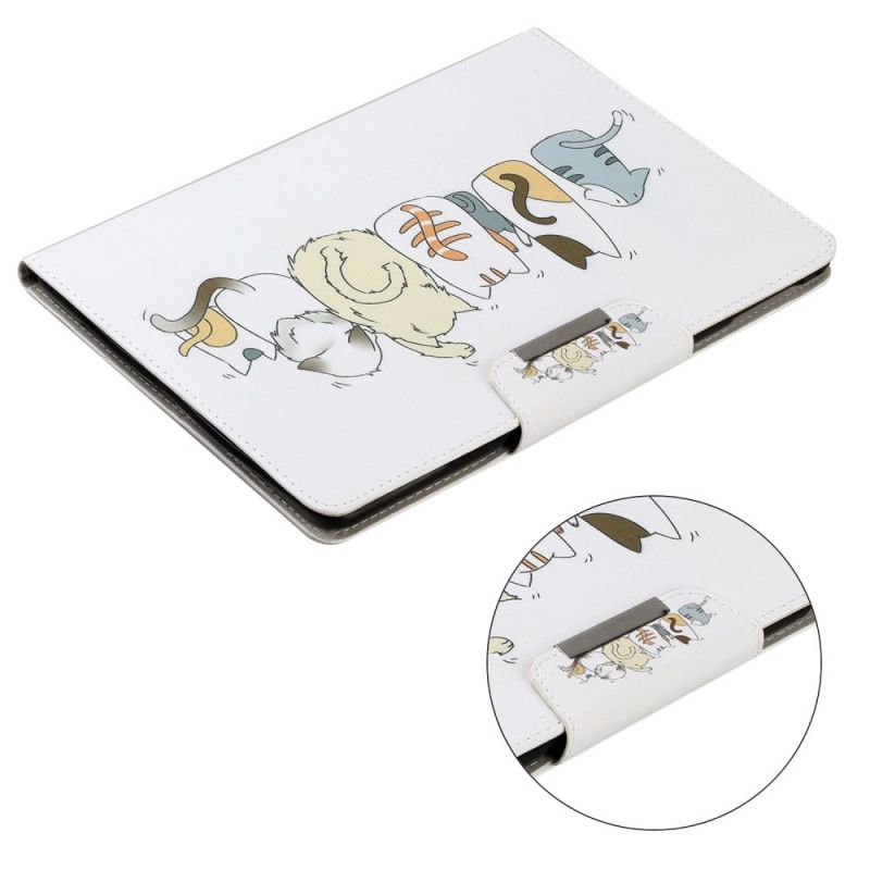 Flip Cover Læder iPad 10.2" (2019) (2020) Bunke Katte