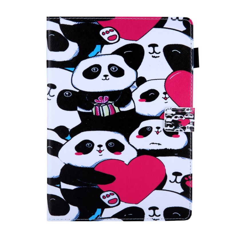 Flip Cover Læder iPad 10.2" (2019) (2020) Flere Pandaer