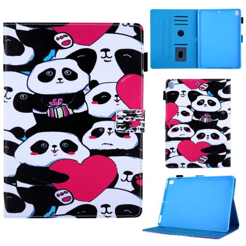 Flip Cover Læder iPad 10.2" (2019) (2020) Flere Pandaer