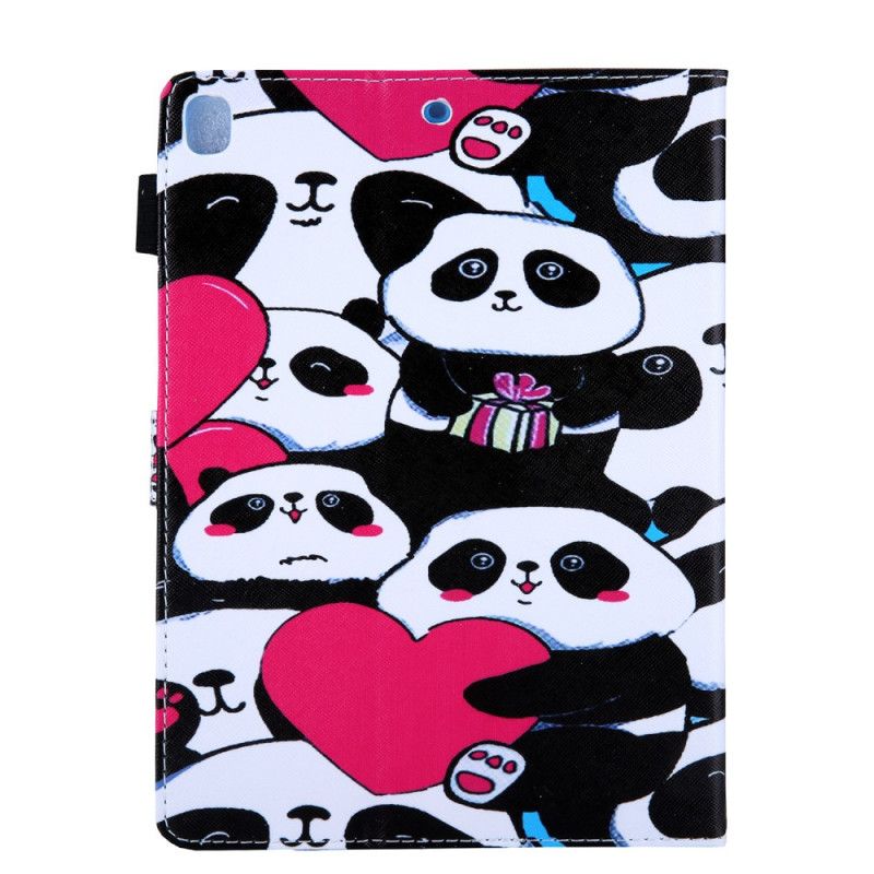 Flip Cover Læder iPad 10.2" (2019) (2020) Flere Pandaer