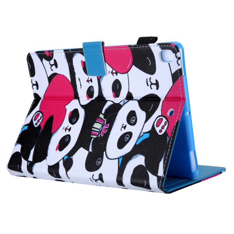 Flip Cover Læder iPad 10.2" (2019) (2020) Flere Pandaer