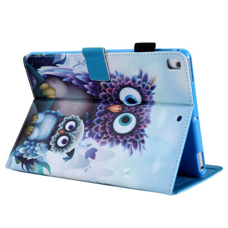 Flip Cover Læder iPad 10.2" (2019) (2020) Forvirrede Ugler