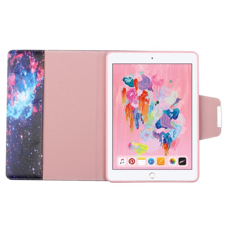 Flip Cover Læder iPad 10.2" (2019) (2020) Kosmisk Himmel Beskyttelse