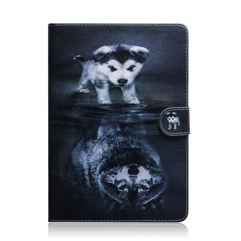 Flip Cover Læder iPad 10.2" (2019) (2020) Lille Hund Original