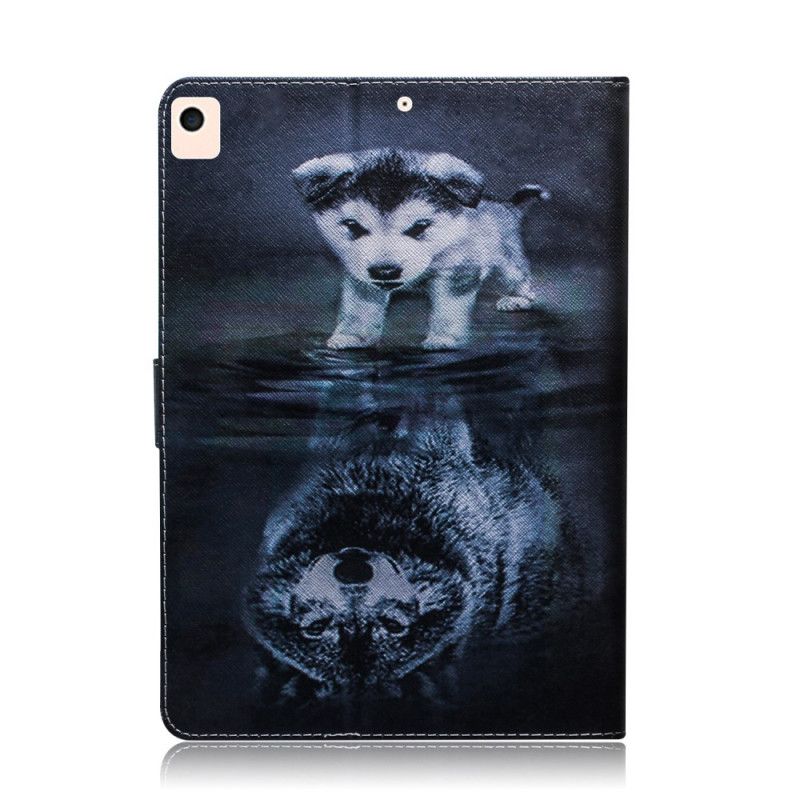 Flip Cover Læder iPad 10.2" (2019) (2020) Lille Hund Original