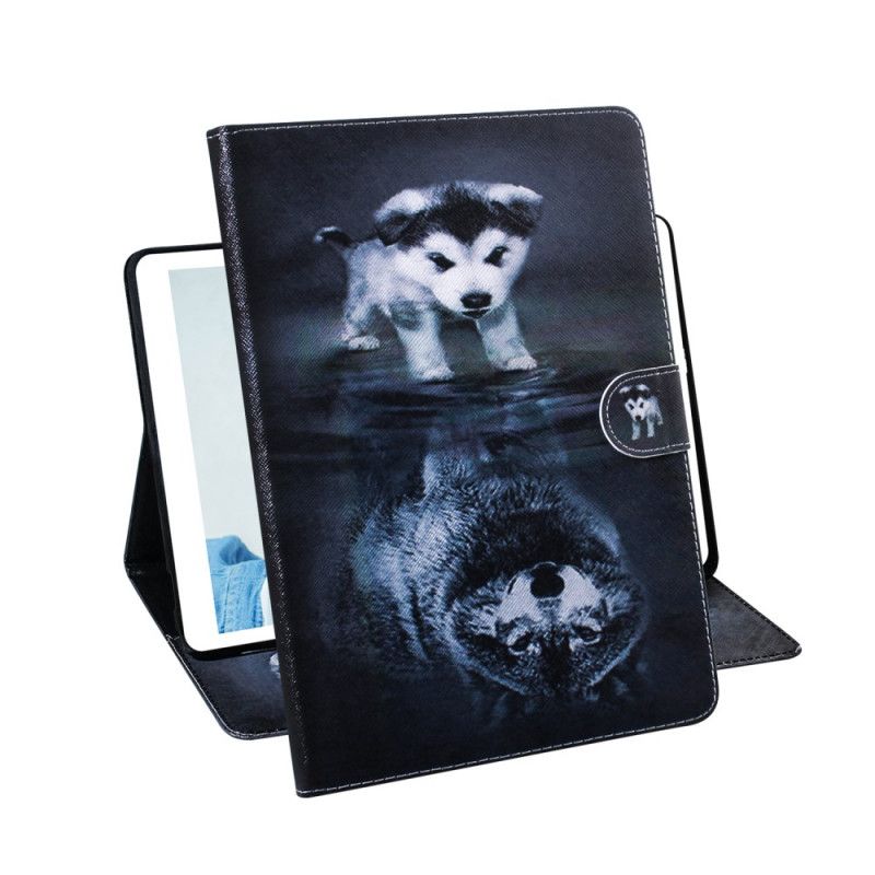 Flip Cover Læder iPad 10.2" (2019) (2020) Lille Hund Original