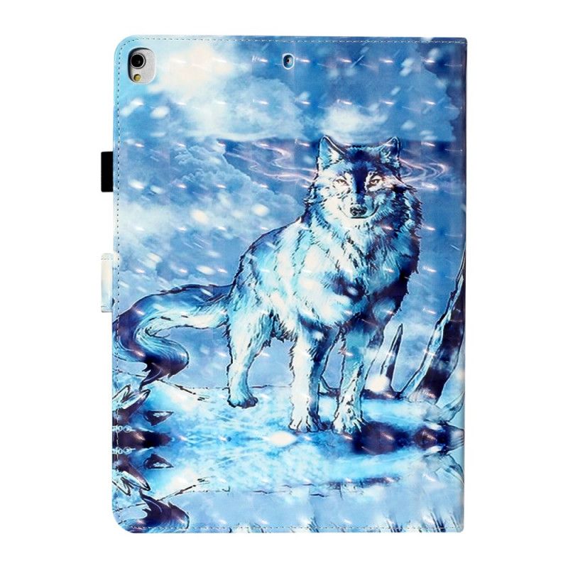 Flip Cover Læder iPad 10.2" (2019) (2020) Lys Plet Ulve