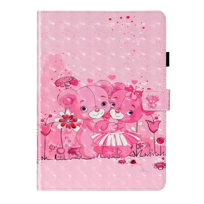 Flip Cover Læder iPad 10.2" (2019) (2020) Lys Pletunger