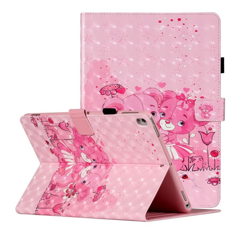 Flip Cover Læder iPad 10.2" (2019) (2020) Lys Pletunger