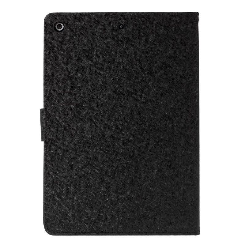 Flip Cover Læder iPad 10.2" (2019) (2020) Rød Tofarvet Kviksølvstik