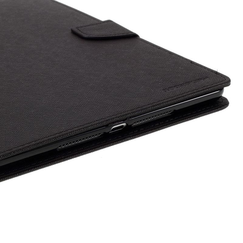 Flip Cover Læder iPad 10.2" (2019) (2020) Rød Tofarvet Kviksølvstik