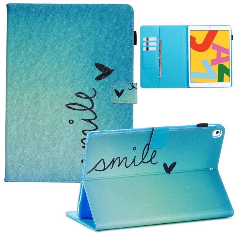 Flip Cover Læder iPad 10.2" (2019) (2020) Smil