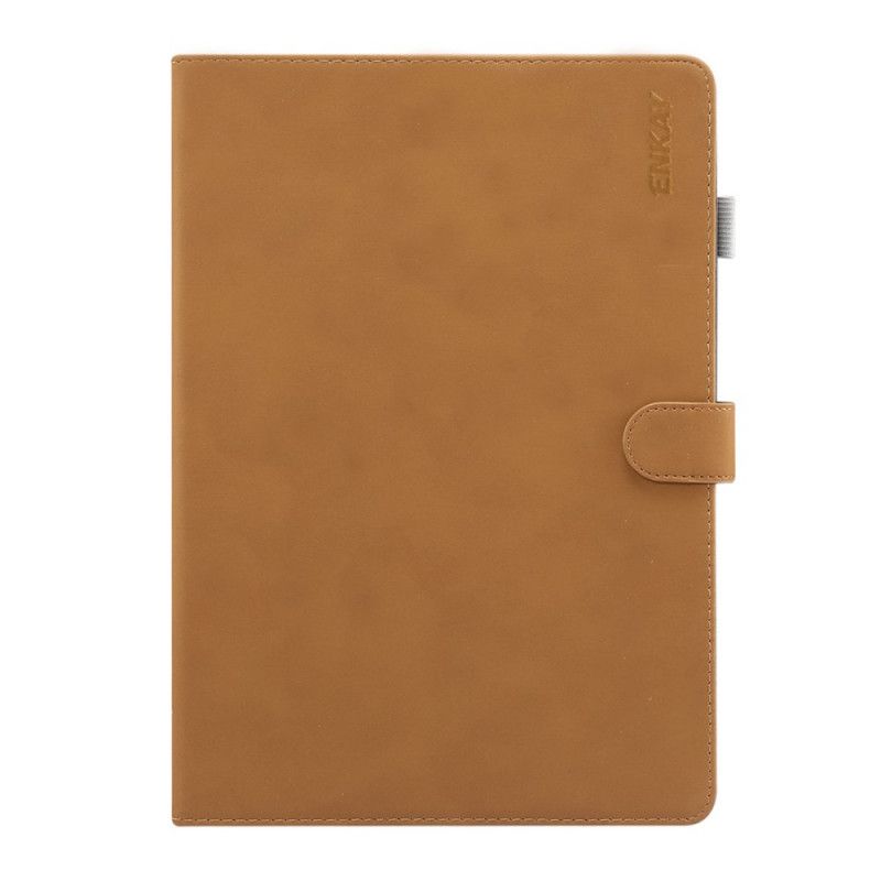 Flip Cover Læder iPad 10.2" (2019) (2020) Sort Imiteret Læder Enkay Beskyttelse