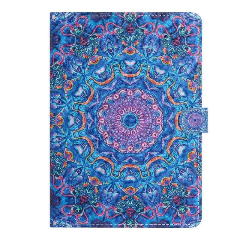 Flip Cover Læder iPad 10.2" (2019) (2020) Sort Mandala Kunstserie