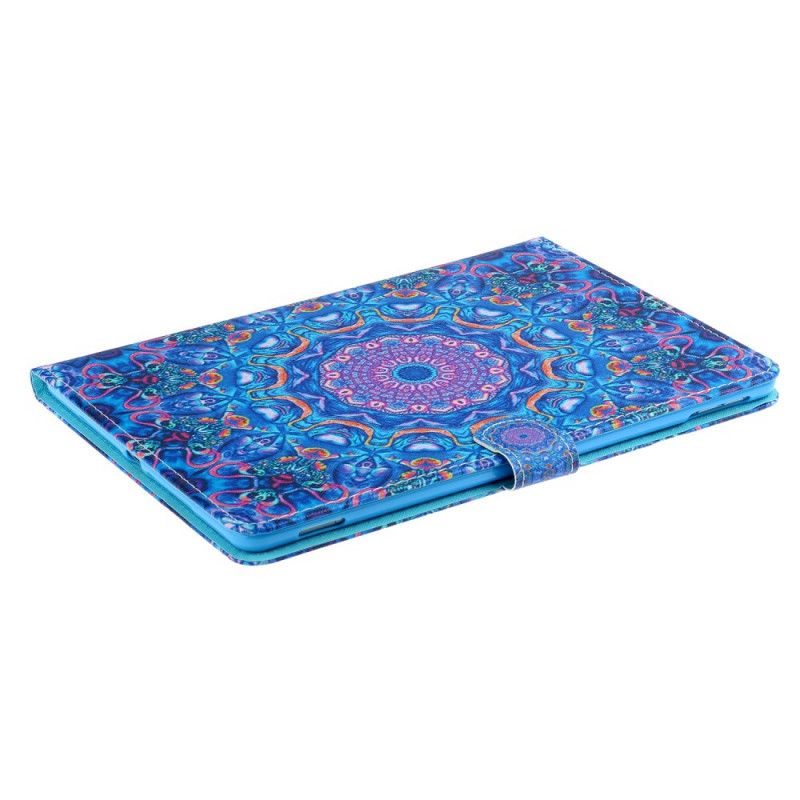 Flip Cover Læder iPad 10.2" (2019) (2020) Sort Mandala Kunstserie