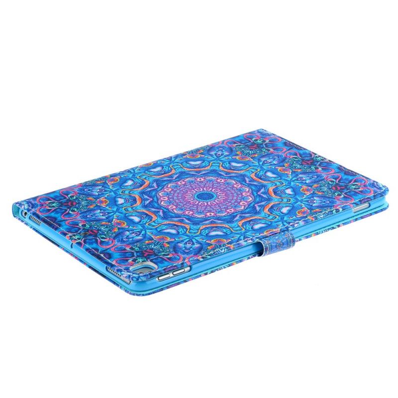 Flip Cover Læder iPad 10.2" (2019) (2020) Sort Mandala Kunstserie