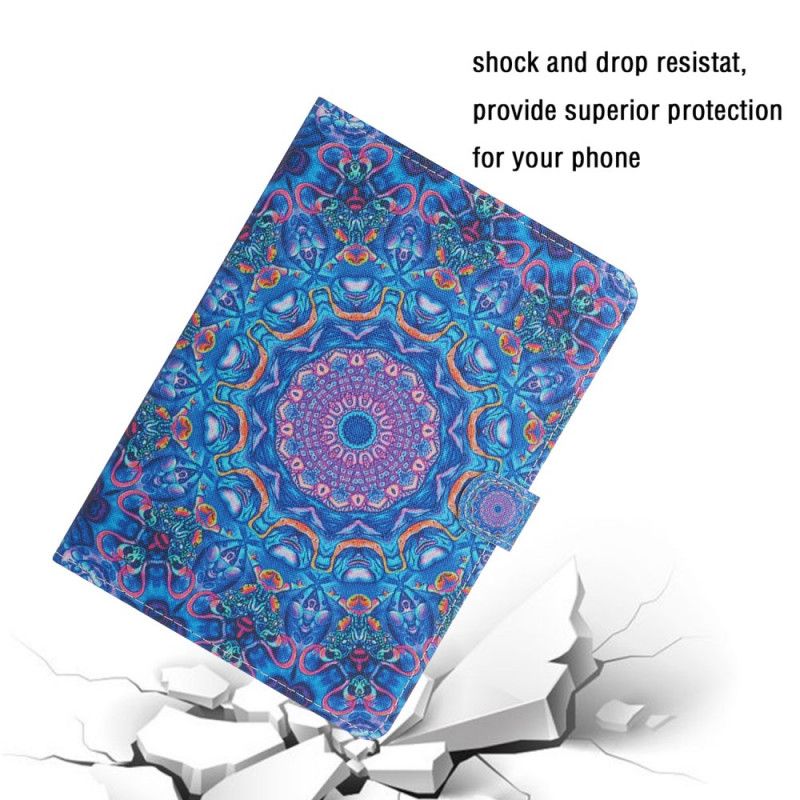 Flip Cover Læder iPad 10.2" (2019) (2020) Sort Mandala Kunstserie