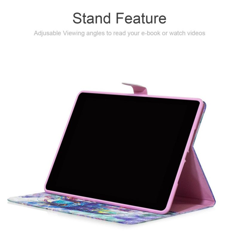 Flip Cover Læder iPad 10.2" (2019) (2020) Ugle