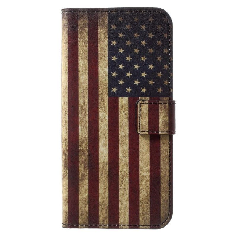 Flip Cover Honor 9 Usa Flag