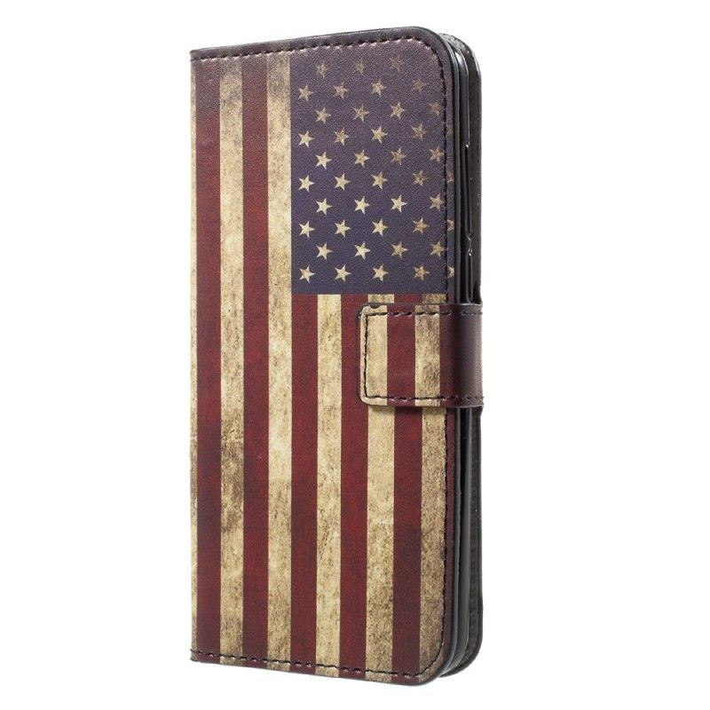 Flip Cover Honor 9 Usa Flag