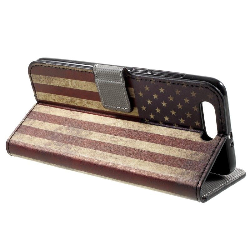 Flip Cover Honor 9 Usa Flag