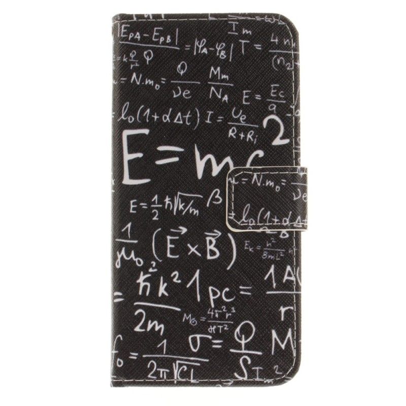 Flip Cover Læder Honor 9 Matematiske Beregninger Beskyttelse