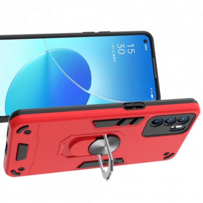 Cover Oppo Reno 6 5g Aftagelig Ringholder