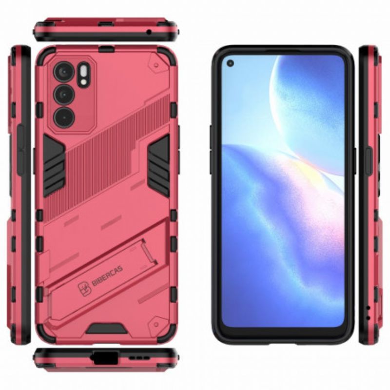 Cover Oppo Reno 6 5g Aftagelig Støtte To Håndfri Positioner