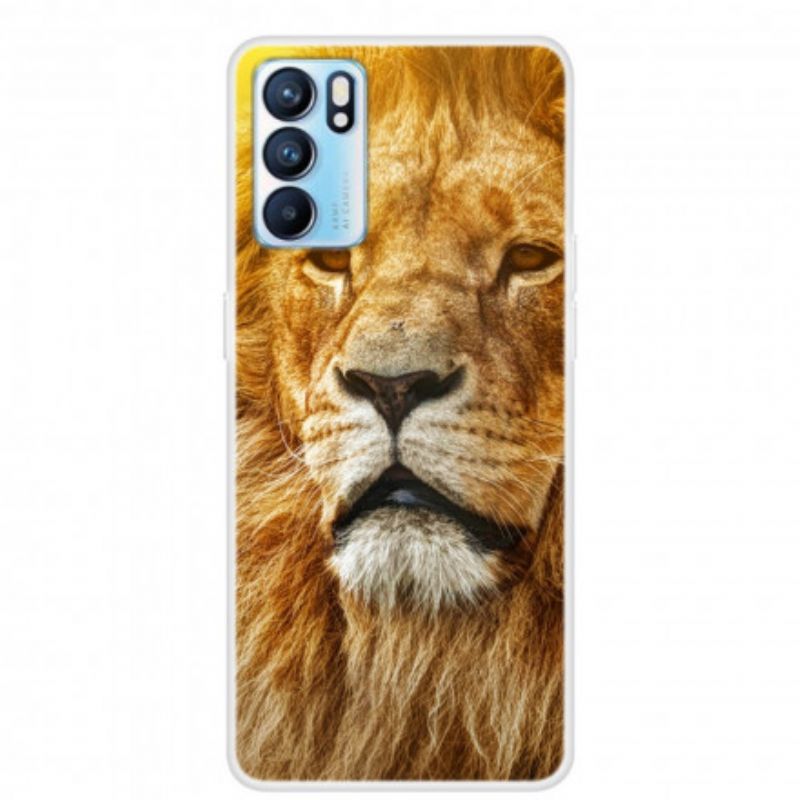 Cover Oppo Reno 6 5g Feline Head