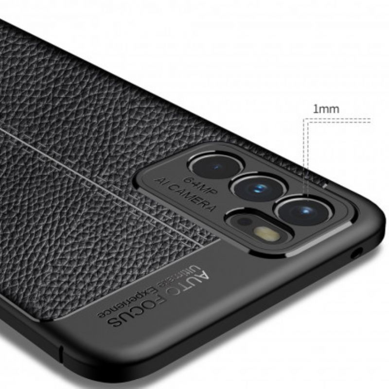 Cover Oppo Reno 6 5g Litchi-lædereffekt