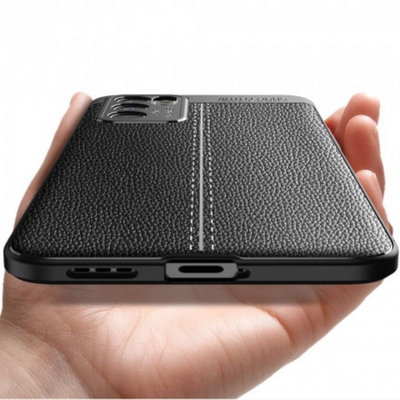 Cover Oppo Reno 6 5g Litchi-lædereffekt