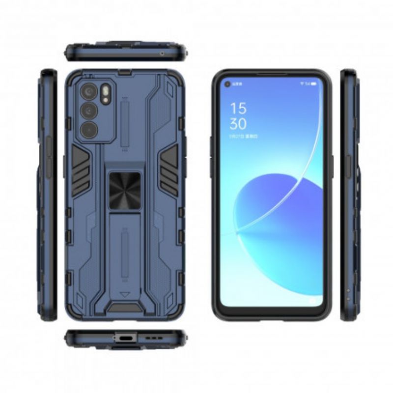 Cover Oppo Reno 6 5g Modstandsdygtig Vandret / Lodret Fane