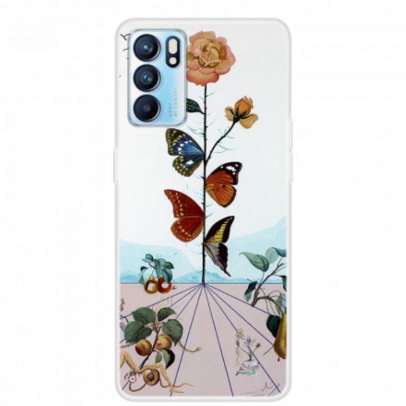 Cover Oppo Reno 6 5g Naturens Sommerfugle