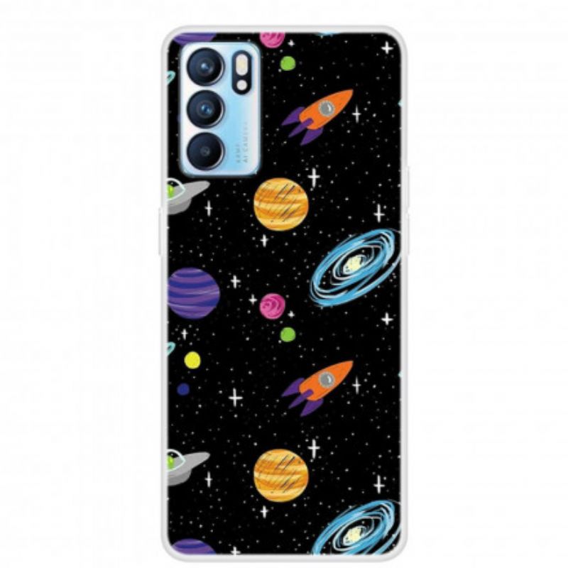 Cover Oppo Reno 6 5g Planet Galaxy