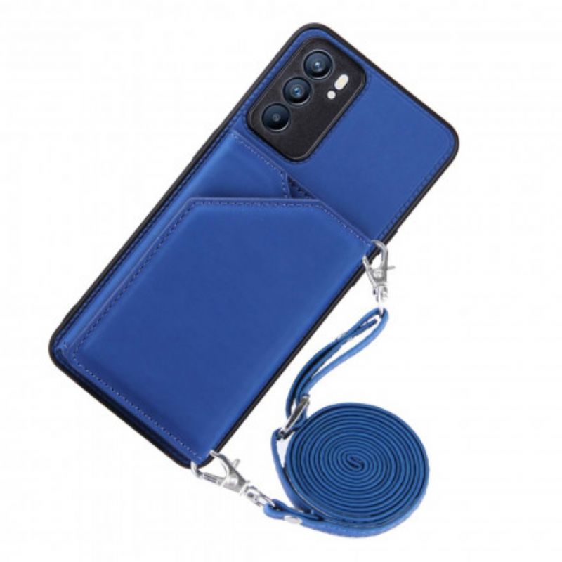 Cover Oppo Reno 6 5g Skulderrem Kortholder