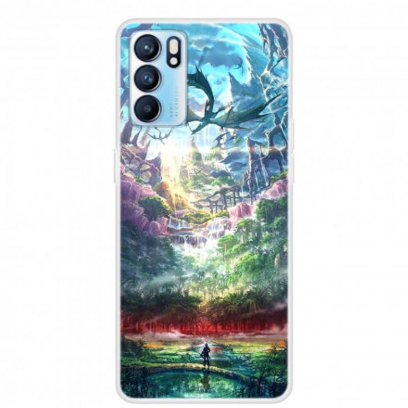 Cover Oppo Reno 6 5g Telefon Etui Dragon