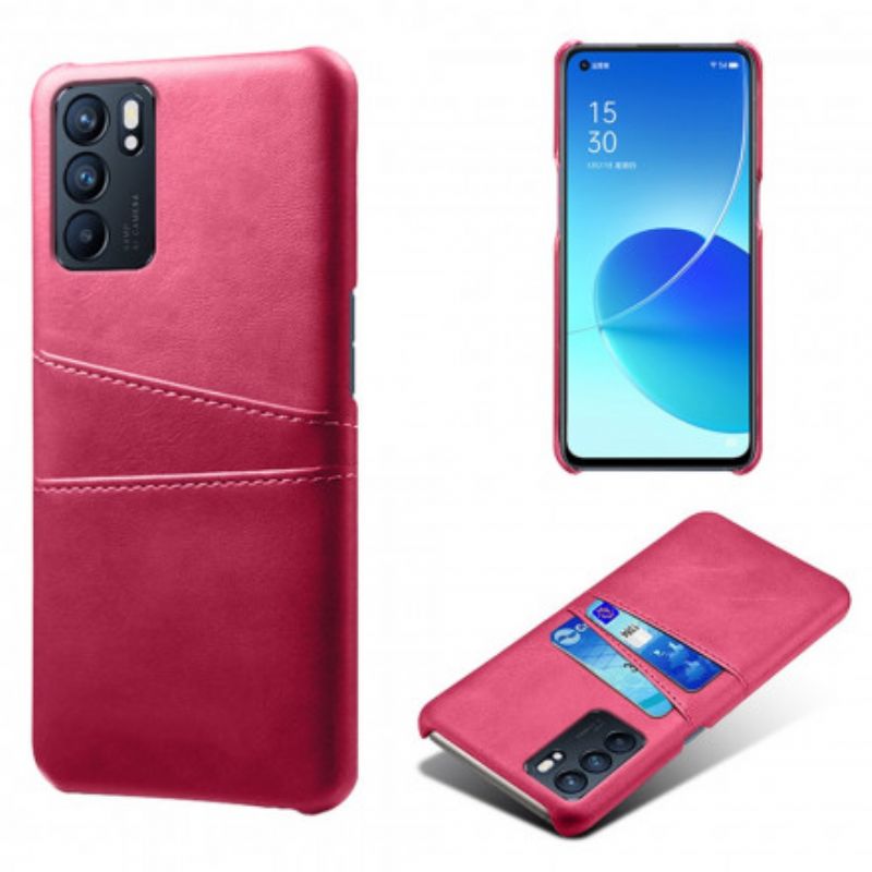 Cover Oppo Reno 6 5g Telefon Etui Kortholder Ksq