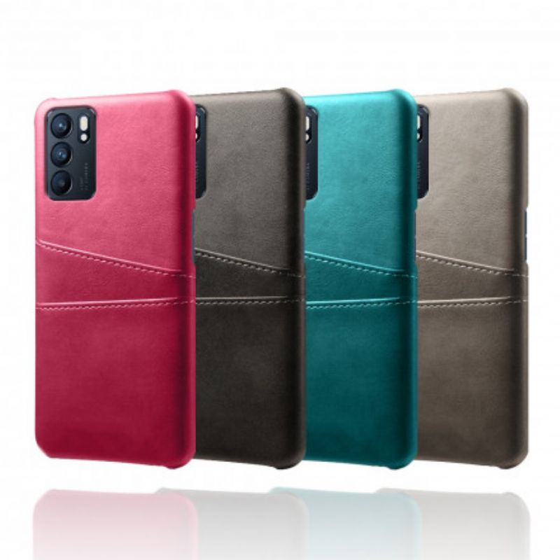 Cover Oppo Reno 6 5g Telefon Etui Kortholder Ksq