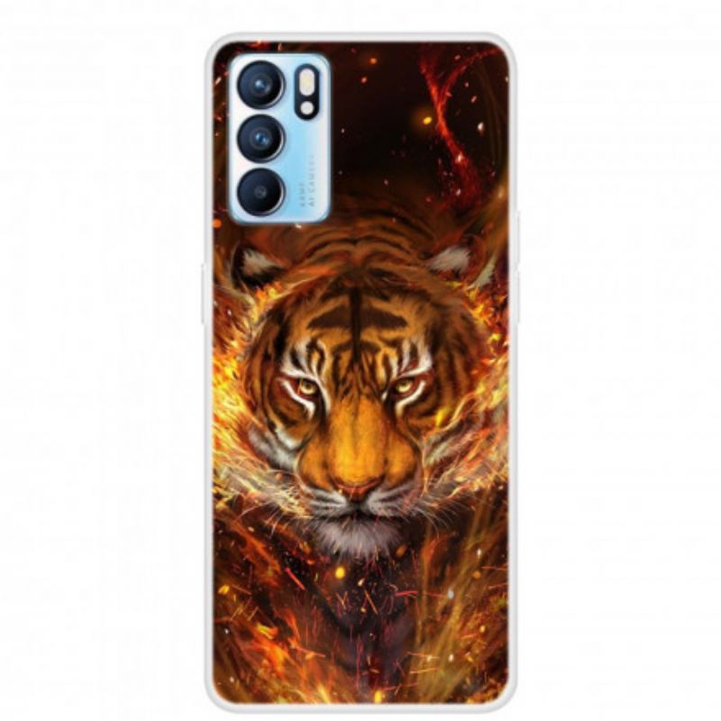 Cover Til Oppo Reno 6 5g Slange Tiger