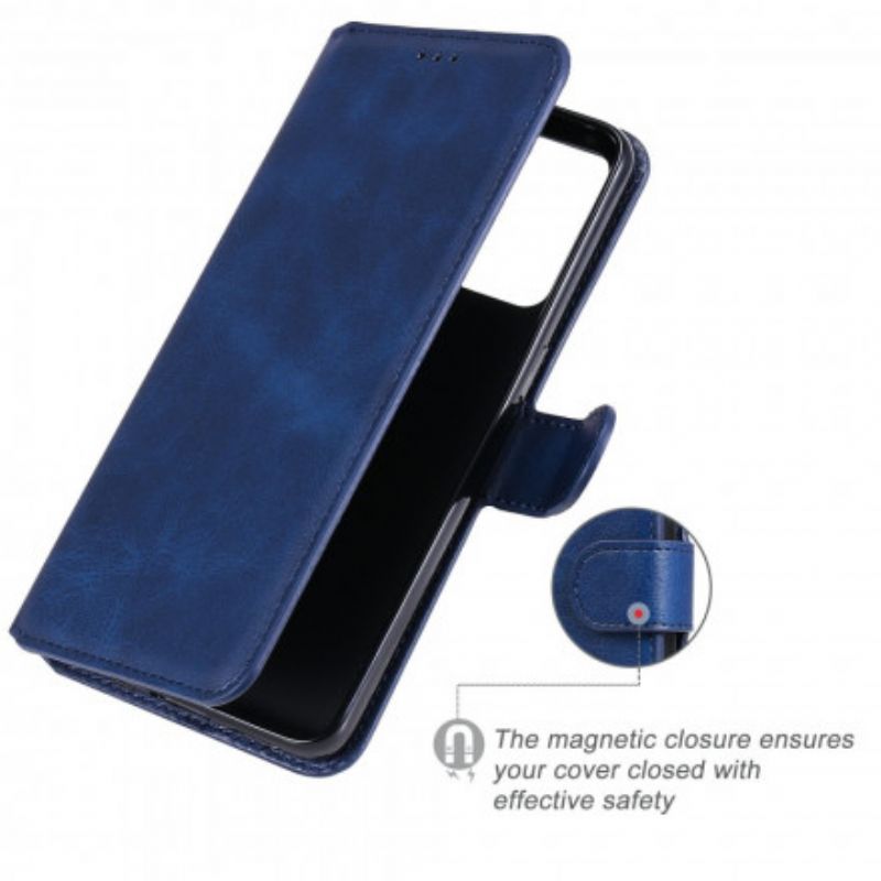 Flip Cover Oppo Reno 6 5g Ensfarvet