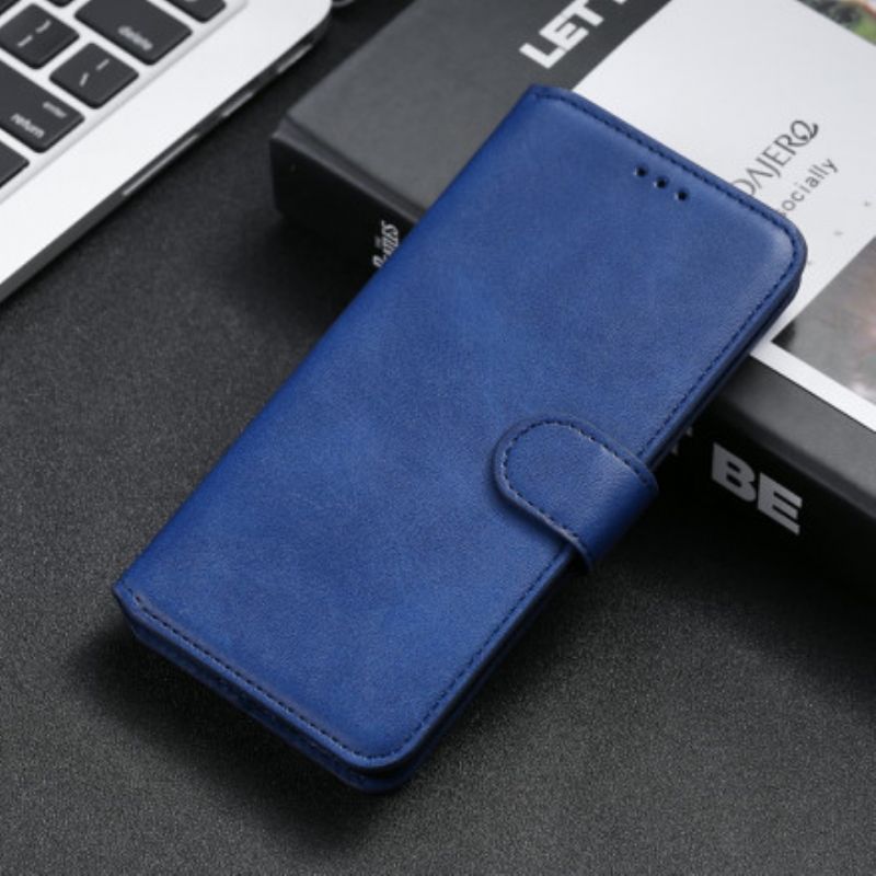 Flip Cover Oppo Reno 6 5g Ensfarvet