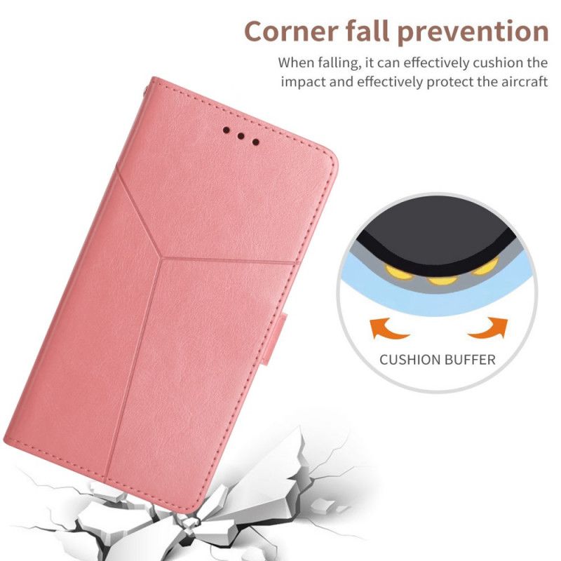 Flip Cover Oppo Reno 6 5g Style Læder Geo Y Design