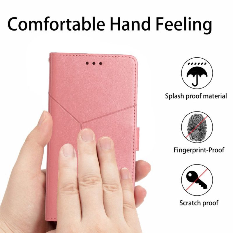 Flip Cover Oppo Reno 6 5g Style Læder Geo Y Design