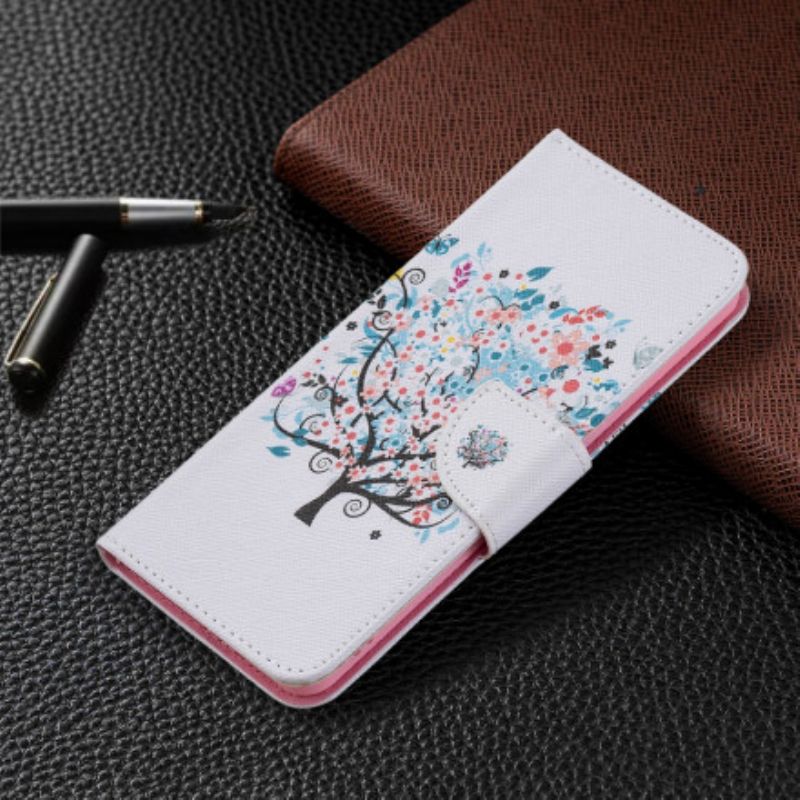 Flip Cover Til Oppo Reno 6 5g Blomstertræ