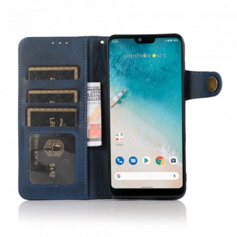 Flip Cover Til Oppo Reno 6 5g Magnetisk Knap Khazneh