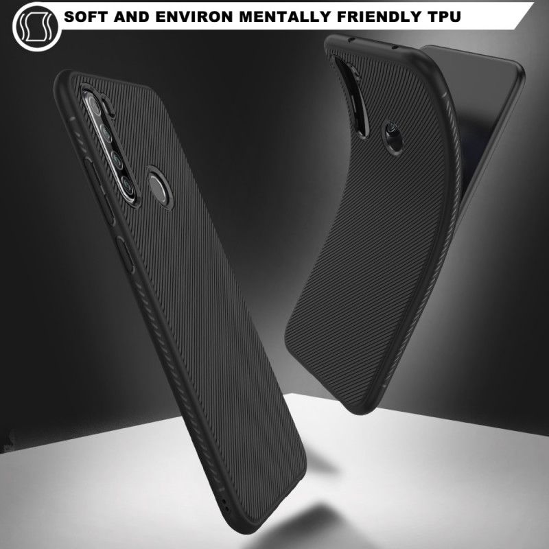 Cover for Xiaomi Redmi Note 8T Sort Jazzserie Twill