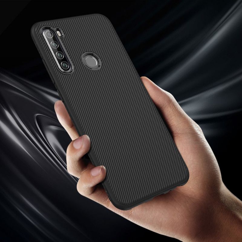 Cover for Xiaomi Redmi Note 8T Sort Jazzserie Twill