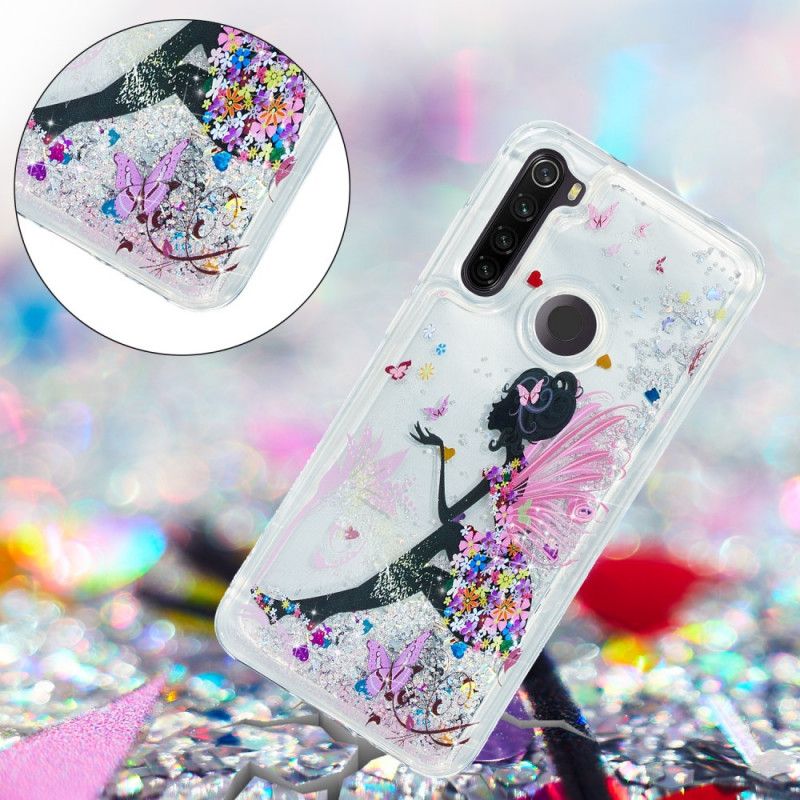 Cover Xiaomi Redmi Note 8T Mobilcover Glitterfe